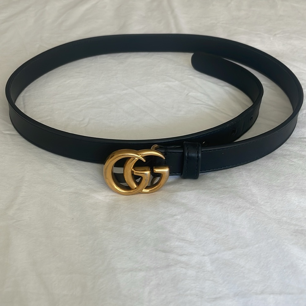 GG Marmot Thin Leather Belt - Used - Picture 4 of 4